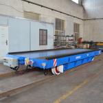 35 Tons Material Handling Trolley , Stepless Speed Hydraulic Lifting Transfer Cart for sale