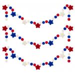 6ft Felt Ball Pom Pom Garland Diy , Felt Holiday Decorations for sale