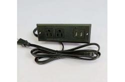 China Multi - Function Bed Furniture USB Charger Socket / Office Desk Sockets supplier