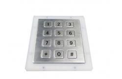 China 12 Metal Keys Industrial Numeric Keypad Stainless Steel Vandal Proof supplier