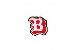 China 3D Applique​ Custom Iron On Patches , 26 Letters Embroidery Patches For Jackets supplier