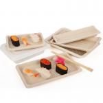 Disposable Compostable Takeaway Bagasse Food Tray for sale