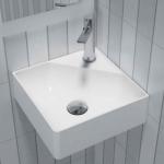 Modern Design Compact Wall Mount Sink 0.03 CBM Blue Grey Black Optional for sale