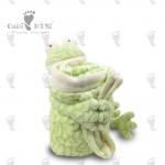 Stuffed Child Friendly Baby Comforter Toy Rectangular Fog Linen Blanket