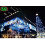 Energy Saving Iron Cabinet IP65 Transparent Led Curtain Display