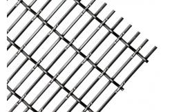 China Decoration Stainless Steel Architecture Ceiling Mesh With Rectangular Hole supplier