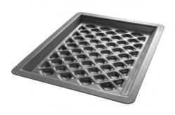 China RK Bakeware China-Pizza Hut Hardcoat Anodize Aluminum Diamond Grill Pan supplier