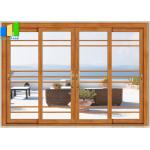 Bottom Roller Sliding Door Wheel Soundproof Low E Sliding Door For Room for sale