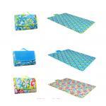 Personalized Family Picnic Blanket , PVC Backing Waterproof Beach Mat for sale