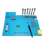 Silicone Anti Static Repair Mat Soldering Insulation Work Station Kit for sale