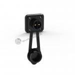 Electrical IP67 Power Connector 2 Pin Male Socket Connector Industrial