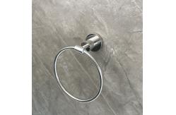 China Rust Free Bathroom Towel Rings Wall Mounted Sus304 Polished Mirror Finish supplier