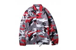 China Custom Made Ma1 Bomber Jacket , Autumn Nylon Camo Coach Jacket Printed supplier