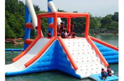 China 0.6 - 0.9mm PVC Inflatable Floating Water Park With Printing Logo supplier