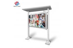 China Anti Vandalism Outdoor KioskHorizontal With Canopy High Brightness LCD supplier