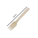 Biodegradable Wooden Forks Bulk 140mm Woodable Disposable Wooden Utensils for sale