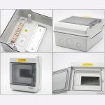 32A IP65 Outdoor Distribution Box With Transparent Door