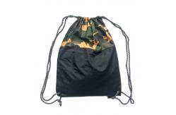 China Foldable Camouflage Drawstring Backpack Bag Custom Printed supplier