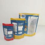 MOPP Plastic Stand Pouch Sachet Packaging Transparent Window CMYK Pantone for sale