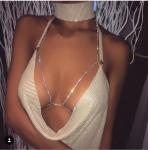 Fireproof Metallic Mesh Fabric Easy Cleaning For Evening Dress / Bags for sale