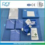 Nownoven Angiography Drape With Femoral And Radial Oval Apertures Side Clear PE Panel for sale