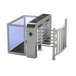 Semi Automatic Security Half Height Turnstile Compatible IC / ID Card for sale