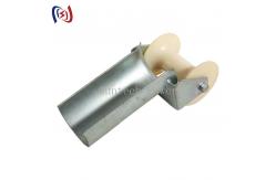 China Electrical Bellmouth Split Lock 80mm Cable Roller For Pulling Cables supplier
