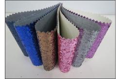 China Fancy Spandex Chunky Glitter Fabric 54 Width For Shoes And Hair Bow supplier