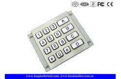 China Rugged Waterproof Vandalproof Backlit Metal Keypad Stainless Steel Keypad supplier