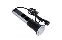 China Pull Pop Up Electrical Sockets , Tabletop Pop Up Counter Outlet Intelligent Vertical Installed supplier