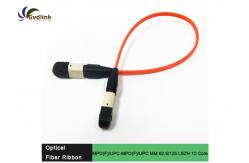China 12 Core MPO-MPO Female MM Fiber Patch Cord supplier