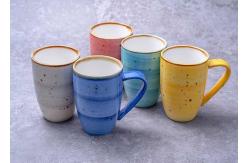 China 11 X 7.5 X 11.1cm 250cc Glaze Stoneware Ceramic Mug Cup supplier