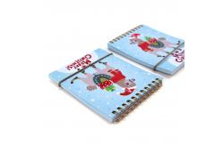 China Alpaka Spiral Bound Book Printing CMYK Or Pantone Printing With Elastic Band supplier