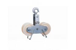 China Triple Bundle Conductor Stringing Blocks / Pull Cable Tandem Wire Pulley Block supplier