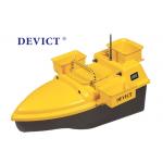 DEVC-203 RC Fishing Bait Boat Yellow ABS Plastic Wave Resistance for sale