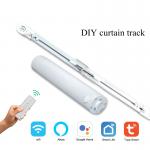 1.5 Nm Automated Curtain Track System 80KG Ceiling Curtain Track Kit Sliding for sale