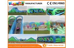 China Custom Inflatable Rent Obstacle Course Fireproof Material For Amusement Park supplier