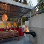 Customized Folding BBQ Brazier Fire Pit Corten Steel