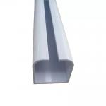 Curtain Tracks Aluminum Square Profile Rail Accessories 6063 T5 for sale