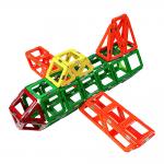 Children Toys Magnetic Tiles Vehicles Heavy Transport Aircraft Building Blocks for sale