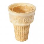 Shape Customized Ice Cream Wafer Cones 78mm Length QS Approved for sale