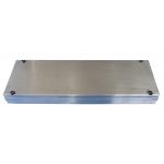 106 USB industrial brushed steel Keyboard with laser trackball backlight included
