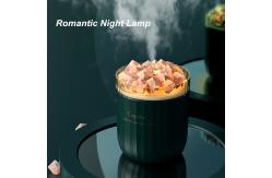 China Portable Crystal Himalayan Salt Lamp Ultrasonic Air Humidifier With Soothing Atmosphere Lamp supplier