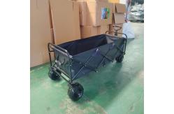 China Large Foldable Wagon Cart Trolley Beach All Terrain Heavy Duty Foldable Wagons supplier