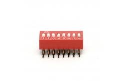 China Black 2.54mm Pitch Dip Right Angle Slide Switch SMD Gull Wing supplier