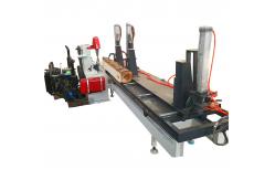 China Sliding table saw wood cutting circular saw harvesting machine with Log Carriage supplier