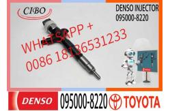 China High Quality Commonrail fuel injector 23670-0L050  095000-8220 supplier