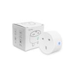 White PC ABS 16A Smart Wifi Plug Socket With CE RoHS Certification for sale