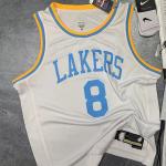 White Retro NBA Team Jerseys Edition 8 Basketball Jersey for sale