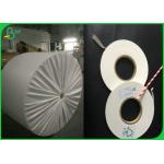 Width 14mm 15mm 60gsm Flood Coatedred Printed Drinking Straw Paper Roll For Cocktail for sale